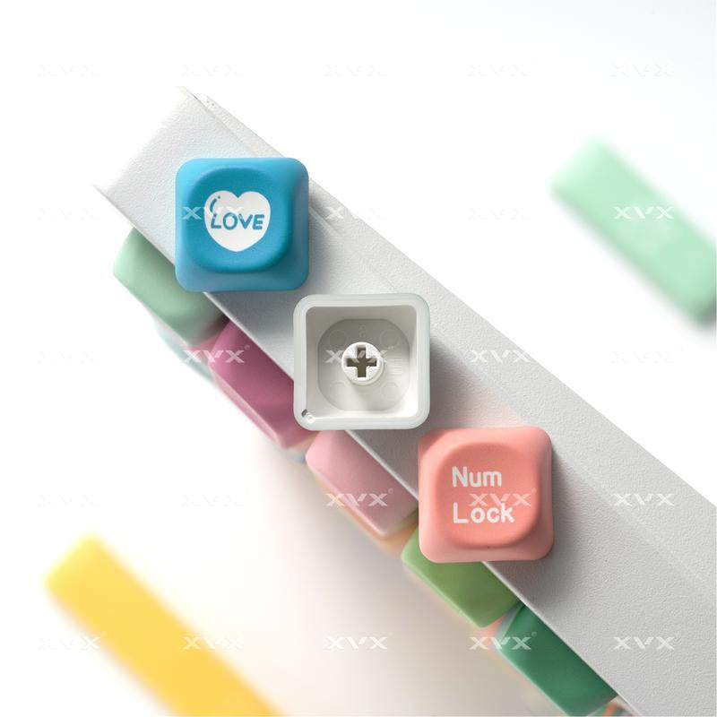 XVX Gummy Bear MOA Profile Dye-Sublimation PBT Keycap Set 134-Keys(Only Keycap, Not Include a Keyboard)